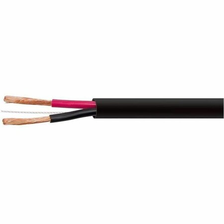 Monoprice Speaker Wire  CL2 Rated  2-Conductor  12AWG  100ft  Black 41373