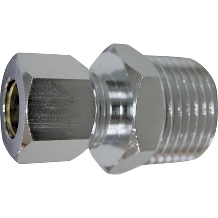 Worldwide Sourcing Connector Strt 1/2Mipx3/8Od PMB-260LFB