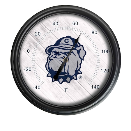 Holland Bar Stool Co Georgetown University Indoor/Outdoor LED Thermometer ODThrm14BK-08Grgtwn
