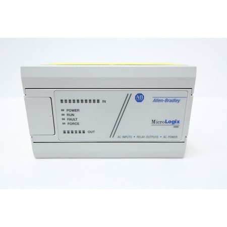 Allen Bradley MICROLOGIX 1000 16-PT CONTROLLER MODULE SER E 1761-L16AWA