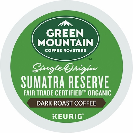 Green Mountain Coffee Roasters KCUP, ORGNC, FTSUMATRA, 24BX, 24PK 5000366637