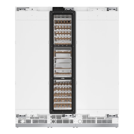 Koolmore Reserve Panel Ready 30 in. Column Refrigerator with a 18 in. Wine Cooler and 24 in. Freezer KM-PRC-R30F24W