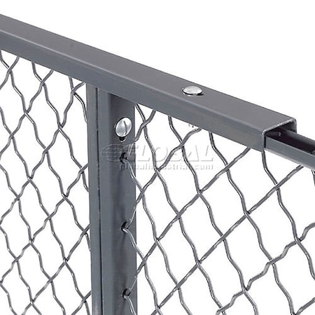 Global Industrial 10' Top Capping For Wire Mesh Partition 603146