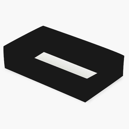 Nashville Wraps Black Macaron and Cookie Box Base, 8.25x5x2, 100PK MCBDBK