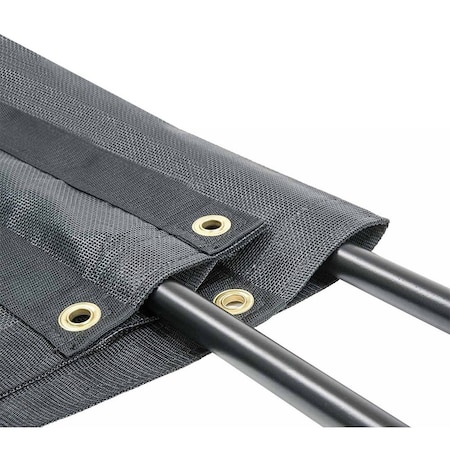 Mytee Products 7 ft6 inx20 ft Dump Truck Mesh Tarp w/ 6 in 10Oz Double Pocket & Grommets PVCM76-20-DP