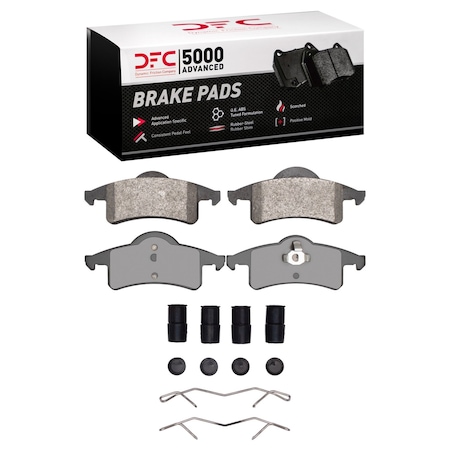 Dfc 5000 Advanced Disc Brake Pad Set, 1551-0791-01