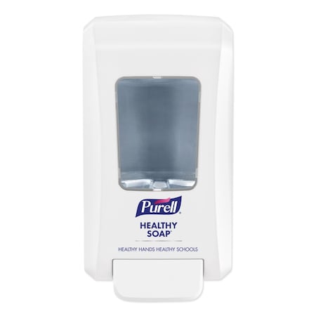 Purell FMX-20 Soap Push-Style Dispenser, 2,000 mL, 4.68 x 6.5 x 11.66, For K-12 Schools, White, 6PK 5240-06CT