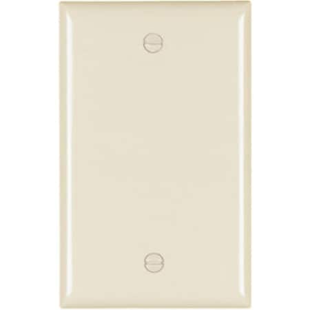 Legrand Blank Wallplate, 0.07 in Thick, 1 -Gang, Nylon, Light Almond, Box Mounting TP13LACC30