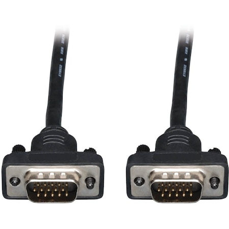 Tripp Lite Coax Cable, VGA, HD15 M/M, Monitor, RGB, 6ft P502-006-SM