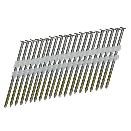 Freeman 21 Deg. 0.120in x 3in Plastic Collated Bright Finish Smooth Shank Full Round Head Framing Nails FR.120-3B-4K