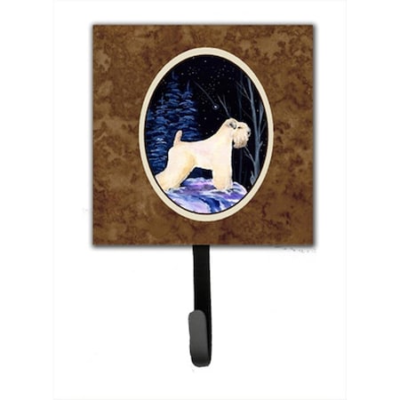 Carolines Treasures Starry Night Wheaten Terrier Soft Coated Leash Holder Or Key Hook SS8386SH4