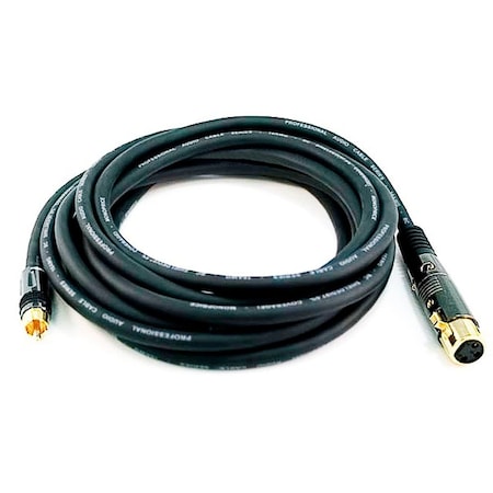 Monoprice Xlr F To Rca M 16AWG Cable 15 ft. 4787