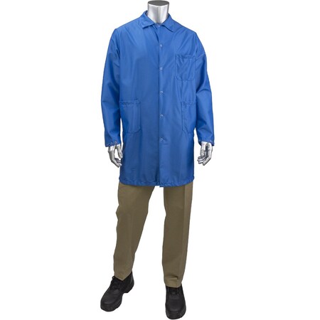 Uniform Technology StatMaster Long ESD Labcoat BR51-47RB-5XL