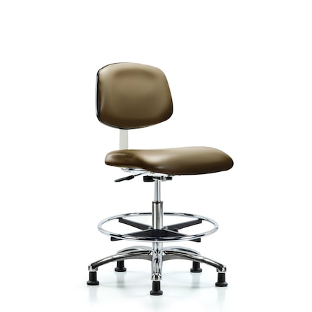 Blue Ridge Ergonomics Vinyl Clean Room Chair BR-CLR-VMBCH-CR-CF-RG-8809