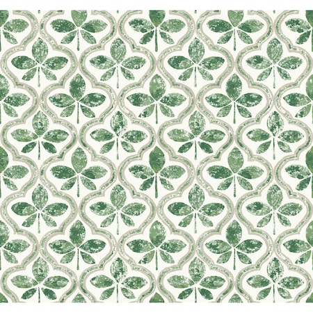 York Wallcoverings Sevilla Clover Wallpaper GO8274