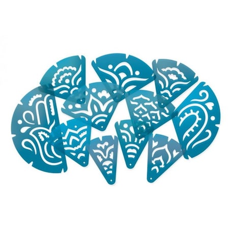 Easy-To-Organize Fraction Mandalas Stencils EA1622048