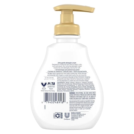 Baby Dove Textured Hair Care Curl Nourishment Detangler Cream, 6.5 Ounce, 6PK 68664697