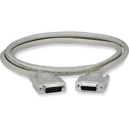 Black Box Black Box DB15 Thumbscrew Cable, DB15 Male to DB15 Female, 25 ft EGM16T-0025-MF