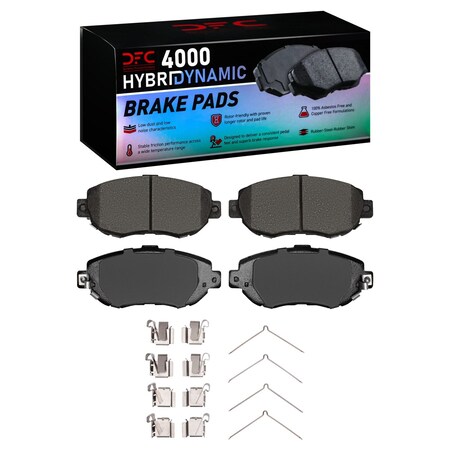 Dfc 4000 HybriDynamic, Disc Brake Pad Set, 4000-0619-01