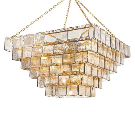 Corbett Lighting Regal 29 Light Chandelier 47.75 In. Vintage Gold Leaf 449-48-VGL