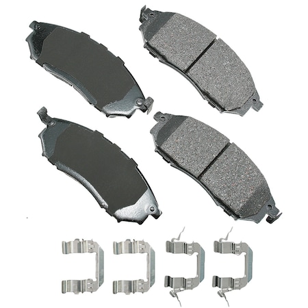 Akebono Proact Disk Pad, Act888A ACT888A