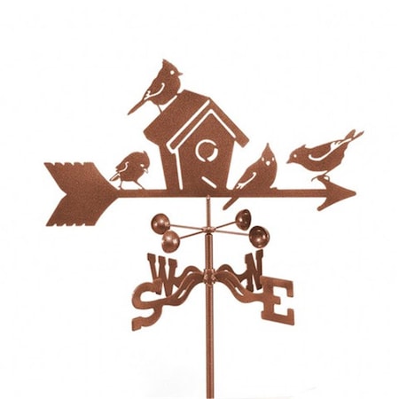 Ez Vane Birdhouse Weathervane with Four Sided Mount EZ1100-4S