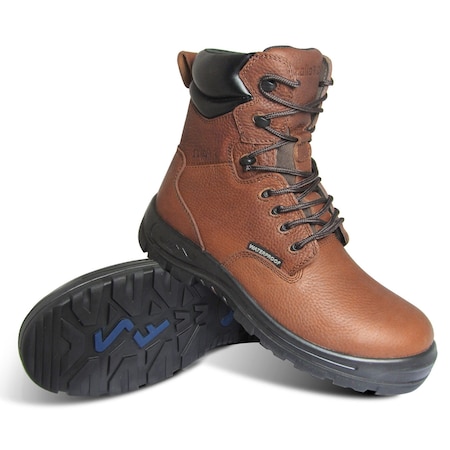 S Fellas By Genuine Grip M 6081 Poseidon 8" CT Work Boots, 9, PR 6081-9M