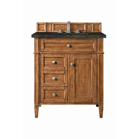 James Martin Vanities Brittany 30" Single Vanity, Saddle Brown, w/ 3 CM Phantome Eclos Top 650-V30-SBR-3PHT