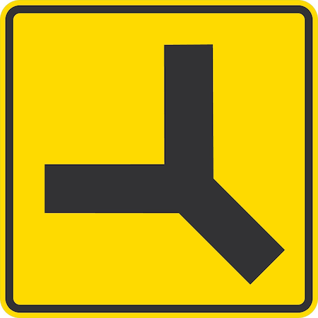 Lyle W2-5, Y Symbol, 30x30, High Intensity Prismatic, Yellow G-15314-HI_30x30