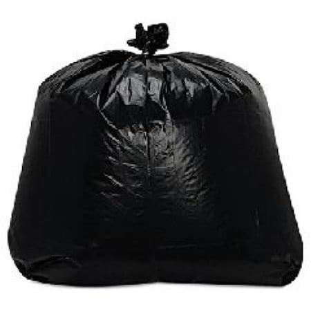 Trinity Packaging TRNML4347X 1.6 mil 56 gal Low-Density Can Liners, Black ML4347X