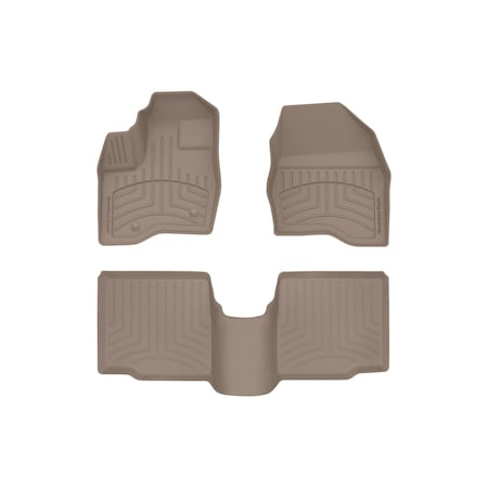Weathertech Tan, Front and Rear FloorLiner HP 45359-1-2IM