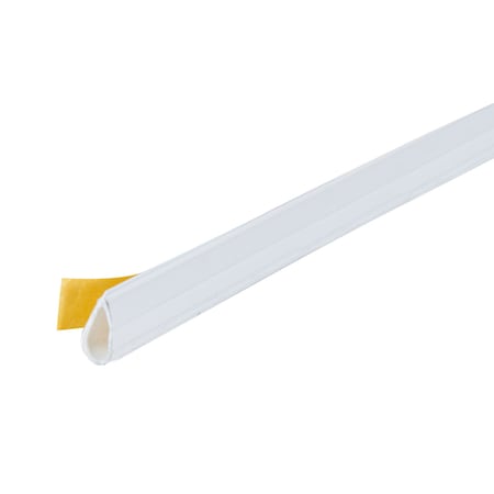Zoro Select Gasketing, 20 ft., White, Silicone 2RRR7