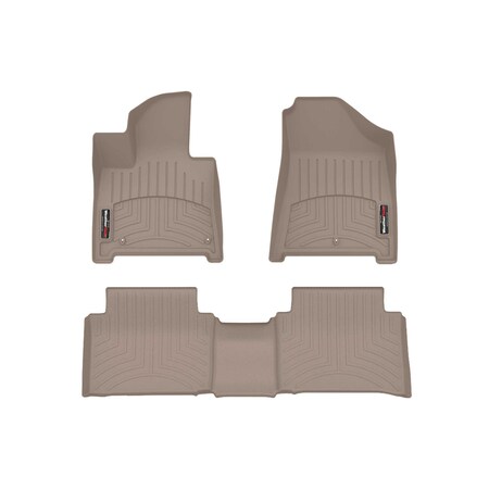 Weathertech Tan, Front and Rear Floorliners 451865-1-5