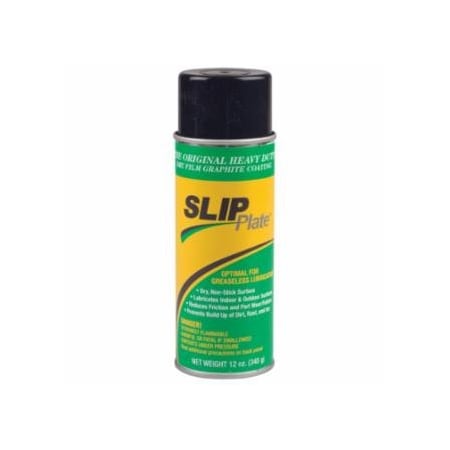 Precision Brand SLIP Plate Aerosol Dry Film Lubricants, 12 oz Aerosol Can, 6 EA, 12PK 605-45531