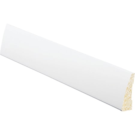Inteplast Building Products 5/8'' W.x2-1/4'' H.x7 ' L. Crystal Wht Polystyrene Ranch Casing 63270700032
