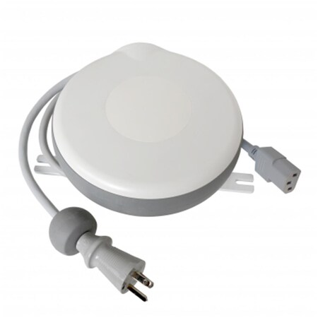 Stage Ninja 10 ft. Medical Environment Retractable Reel with Static IEC Female Tap MED-10-IEC