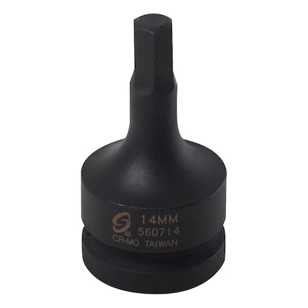 Sunex 1 in Dr Hex Driver Socket 14Mm 560714