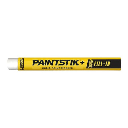 Markal Paint Crayon, Fine Tip, White Color Family 51120
