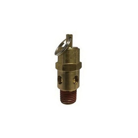Midland Industries VALVE SAF 1/4IN MPT 140CFM 150PSI BRS 87003