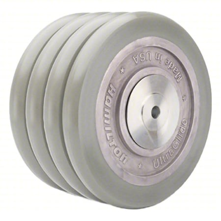 Hamilton Caster Wheel, 8"dia, 4,500 lb, Gray W-840-SWC95-1-1/4