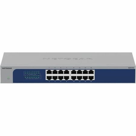 Netgear 16-PORT GIGABIT ETHERNET UNMANAGED SWITCH GS516-300NAS