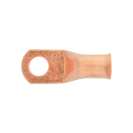 Auveco Copper Battery Cable Lugs. 1/0 Gauge. 3/8in Stud Size, 5PK 22989