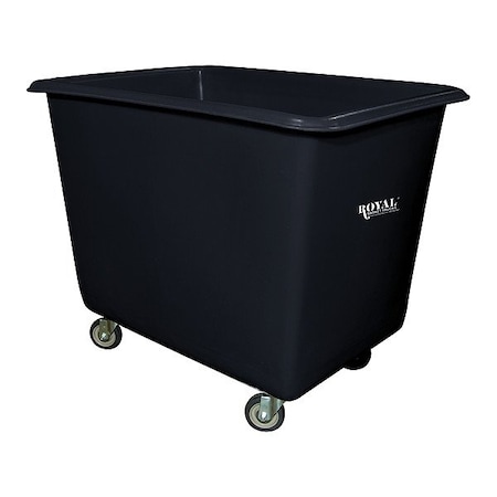 Royal Basket Trucks Poly Truck Metal Base, 34" L, Black G06-BKX-PGA-4UNN