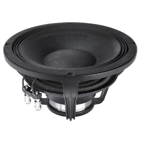 Faital Pro 10-in Midbass Speaker 4-Ohms w/3-in Voice Coil 1000 Watt Max Power Capacity Triple Roll Surround Ne 10FH500-4
