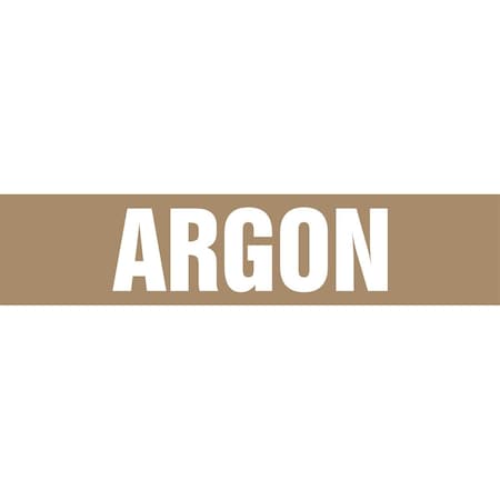 Accuform ASME ANSI PIPE MARKER ARGON RPK141SSH