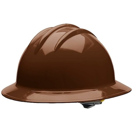 Bullard Hard Hat, Full Brim, Chocolate Brown 33CBR