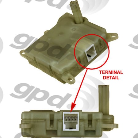 Global Parts Distributors HVAC Actuator 1711898