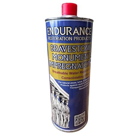 Endurance Restoration Products Gravestone Monument Impregnator - 1 Liter. Breathable Water Repellent with Consilidating Effect. Fo EGMI1