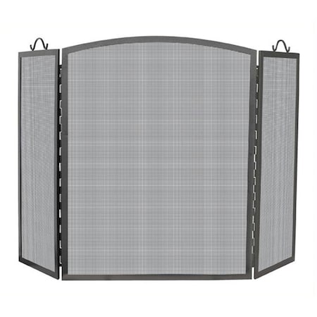 Uniflame 3 Panel Olde World Iron Arch Top Screen Large S-1172