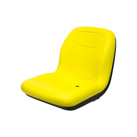 Uni Pro 133 Bucket Seat, Hinged Pan, Yellow Vinyl 8281